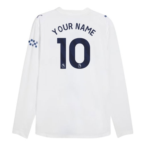 2026-2027 Man City Authentic Long Sleeve Third Shirt (Your Name)