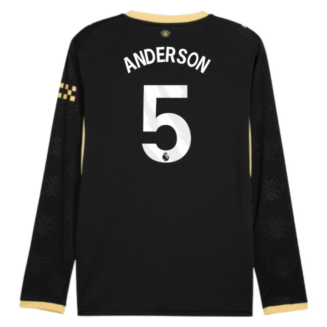 2026-2027 Man City Away Long Sleeve Shirt (Anderson 5)