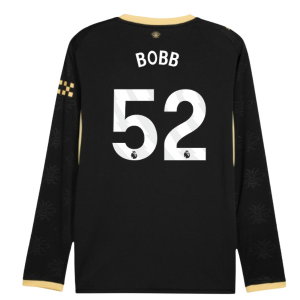 2026-2027 Man City Away Long Sleeve Shirt (Bobb 52)