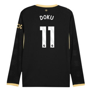 2026-2027 Man City Away Long Sleeve Shirt (Doku 11)