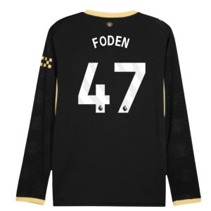 2026-2027 Man City Away Long Sleeve Shirt (Foden 47)