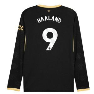2026-2027 Man City Away Long Sleeve Shirt (Haaland 9)