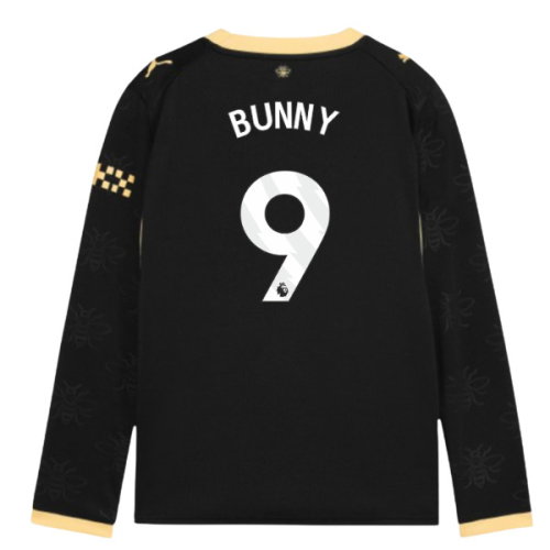 2026-2027 Man City Away Long Sleeve Shirt (Kids) (Bunny 9)