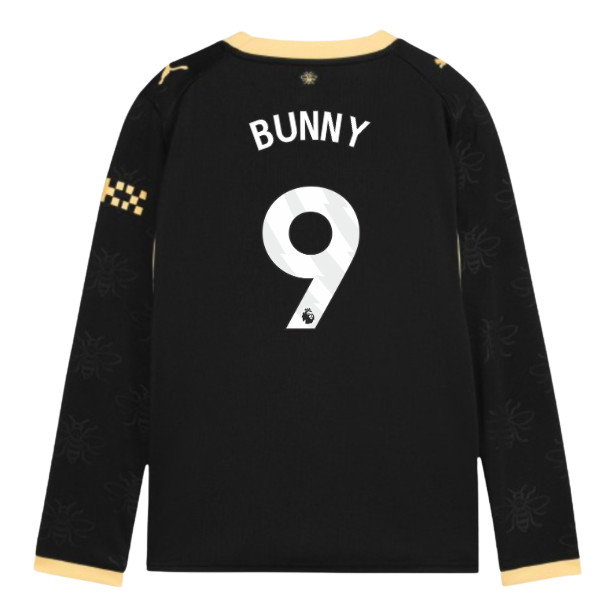2026-2027 Man City Away Long Sleeve Shirt (Kids) (Bunny 9)