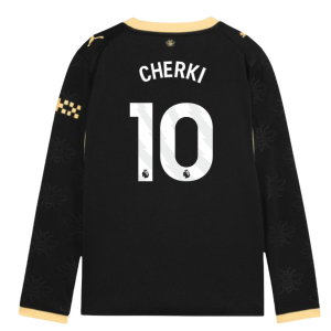 2026-2027 Man City Away Long Sleeve Shirt (Kids) (Cherki 10)