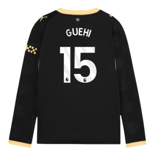 2026-2027 Man City Away Long Sleeve Shirt (Kids) (Guehi 15)