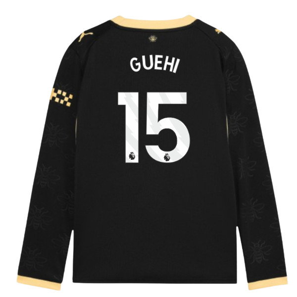 2026-2027 Man City Away Long Sleeve Shirt (Kids) (Guehi 15)