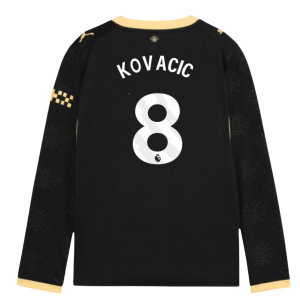 2026-2027 Man City Away Long Sleeve Shirt (Kids) (Kovacic 8)