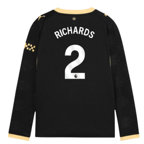 2026-2027 Man City Away Long Sleeve Shirt (Kids) (Richards 2)