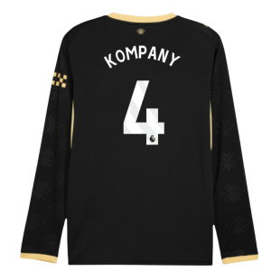 2026-2027 Man City Away Long Sleeve Shirt (Kompany 4)