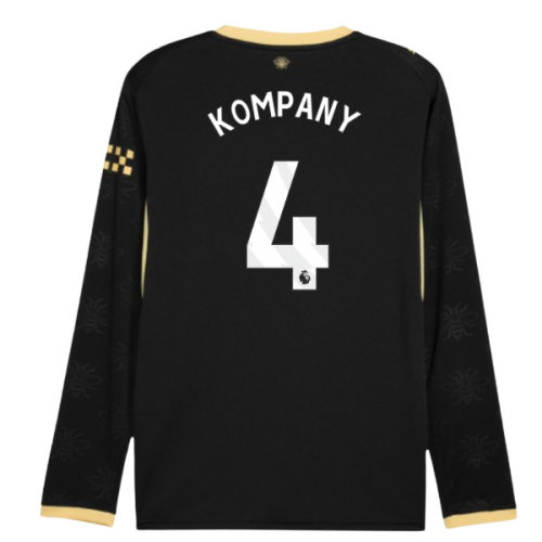 2026-2027 Man City Away Long Sleeve Shirt (Kompany 4)