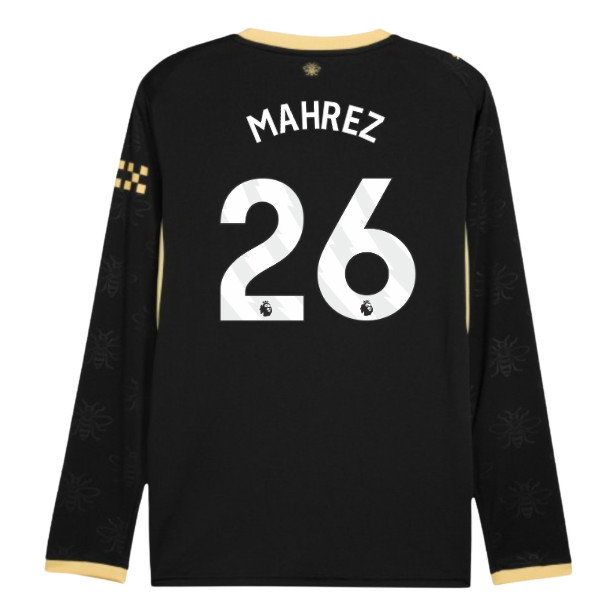 2026-2027 Man City Away Long Sleeve Shirt (Mahrez 26)