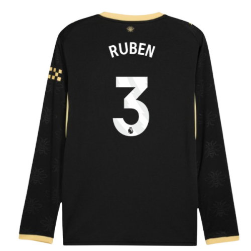 2026-2027 Man City Away Long Sleeve Shirt (Ruben 3)