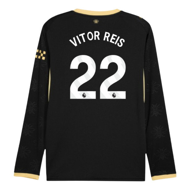 2026-2027 Man City Away Long Sleeve Shirt (Vitor Reis 22)
