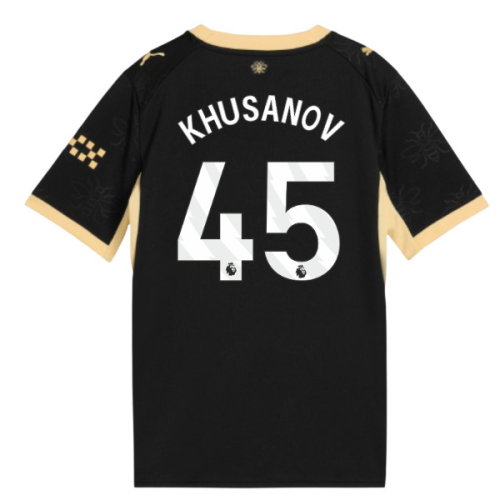 2026-2027 Man City Away Shirt (Kids) (Khusanov 45)