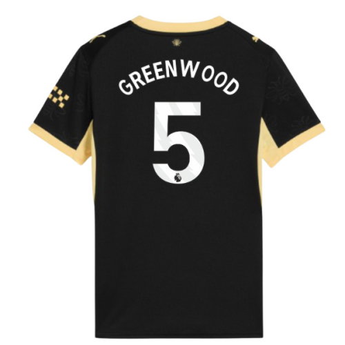 2026-2027 Man City Away Shirt (Womens) (Greenwood 5)