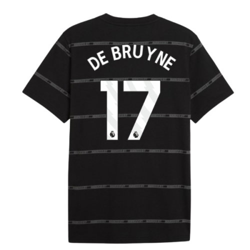 2026-2027 Man City ftblCulture Tee AOP (Black) (De Bruyne 17)