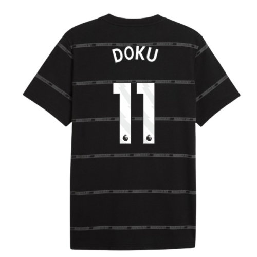 2026-2027 Man City ftblCulture Tee AOP (Black) (Doku 11)