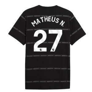 2026-2027 Man City ftblCulture Tee AOP (Black) (Matheus N. 27)