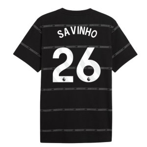 2026-2027 Man City ftblCulture Tee AOP (Black) (Savinho 26)