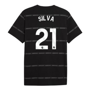2026-2027 Man City ftblCulture Tee AOP (Black) (Silva 21)