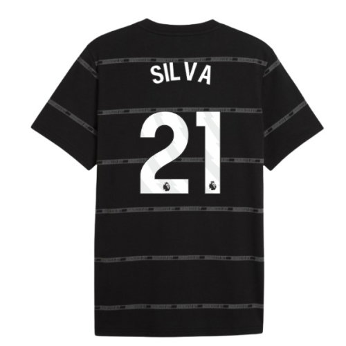 2026-2027 Man City ftblCulture Tee AOP (Black) (Silva 21)
