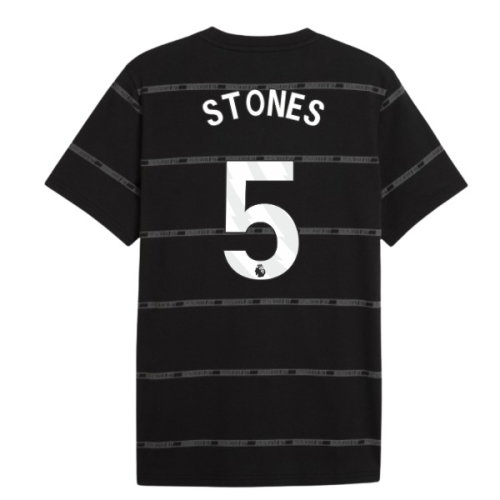 2026-2027 Man City ftblCulture Tee AOP (Black) (Stones 5)