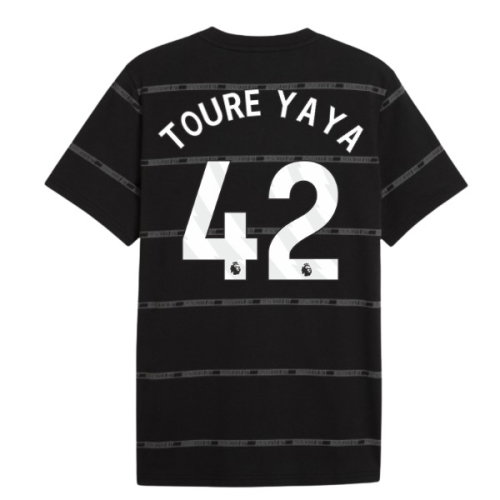 2026-2027 Man City ftblCulture Tee AOP (Black) (Toure Yaya 42)