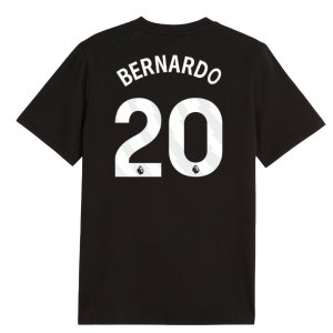 2026-2027 Man City FtblCulture Tee (Black) (Bernardo 20)