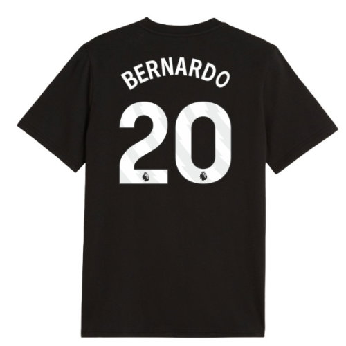 2026-2027 Man City FtblCulture Tee (Black) (Bernardo 20)