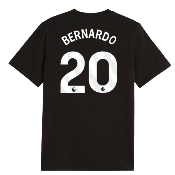 2026-2027 Man City FtblCulture Tee (Black) (Bernardo 20)