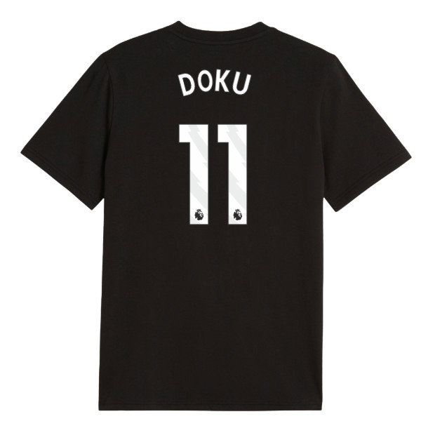 2026-2027 Man City FtblCulture Tee (Black) (Doku 11)