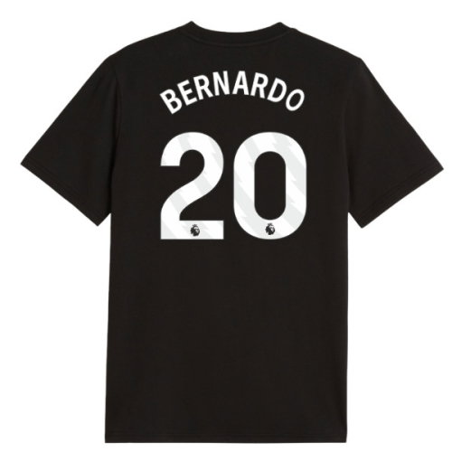 2026-2027 Man City FtblCulture Tee (Black) - Kids (Bernardo 20)