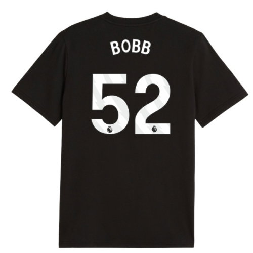 2026-2027 Man City FtblCulture Tee (Black) - Kids (Bobb 52)