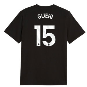 2026-2027 Man City FtblCulture Tee (Black) - Kids (Guehi 15)