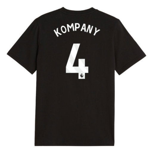 2026-2027 Man City FtblCulture Tee (Black) - Kids (Kompany 4)