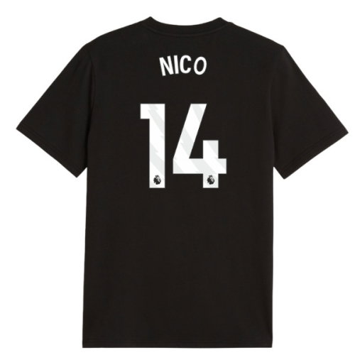 2026-2027 Man City FtblCulture Tee (Black) - Kids (Nico 14)