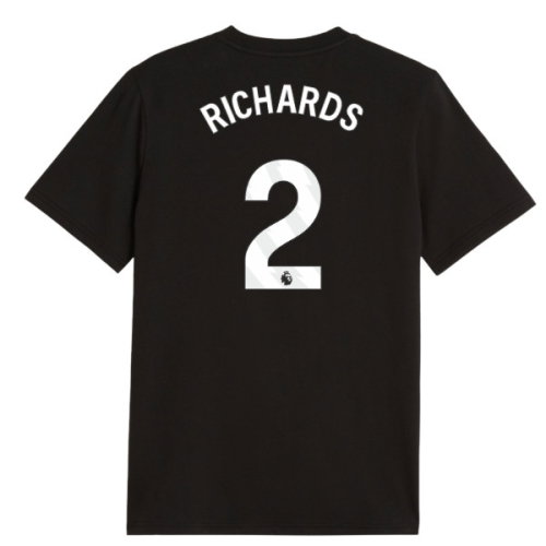 2026-2027 Man City FtblCulture Tee (Black) - Kids (Richards 2)