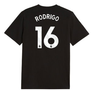 2026-2027 Man City FtblCulture Tee (Black) - Kids (Rodrigo 16)