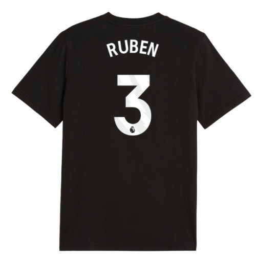 2026-2027 Man City FtblCulture Tee (Black) - Kids (Ruben 3)