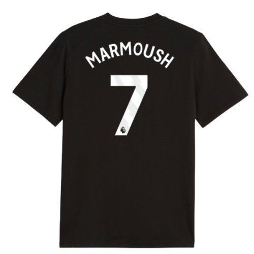 2026-2027 Man City FtblCulture Tee (Black) (Marmoush 7)