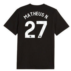 2026-2027 Man City FtblCulture Tee (Black) (Matheus N. 27)