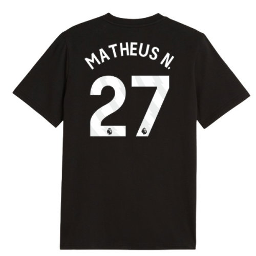2026-2027 Man City FtblCulture Tee (Black) (Matheus N. 27)