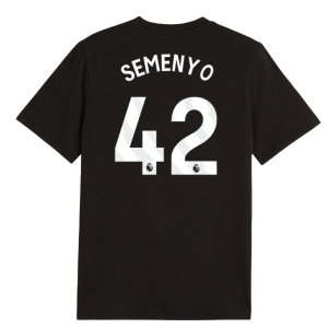 2026-2027 Man City FtblCulture Tee (Black) (Semenyo 42)