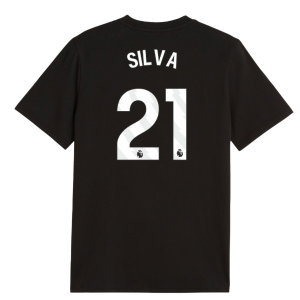 2026-2027 Man City FtblCulture Tee (Black) (Silva 21)