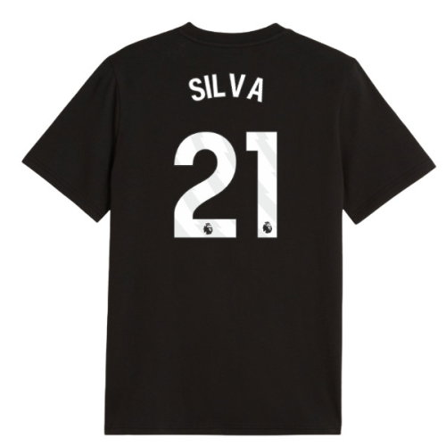 2026-2027 Man City FtblCulture Tee (Black) (Silva 21)