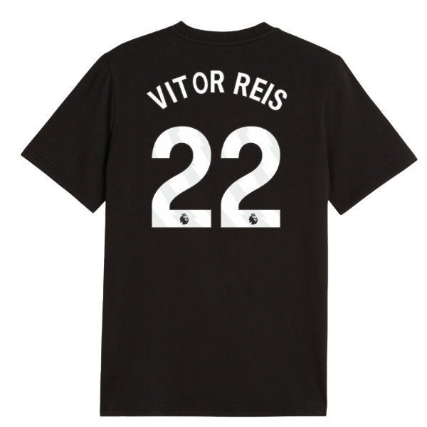 2026-2027 Man City FtblCulture Tee (Black) (Vitor Reis 22)