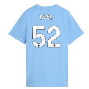 2026-2027 Man City FtblCulture Tee (Light Blue) - Kids (Bobb 52)