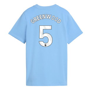 2026-2027 Man City FtblCulture Tee (Light Blue) - Kids (Greenwood 5)