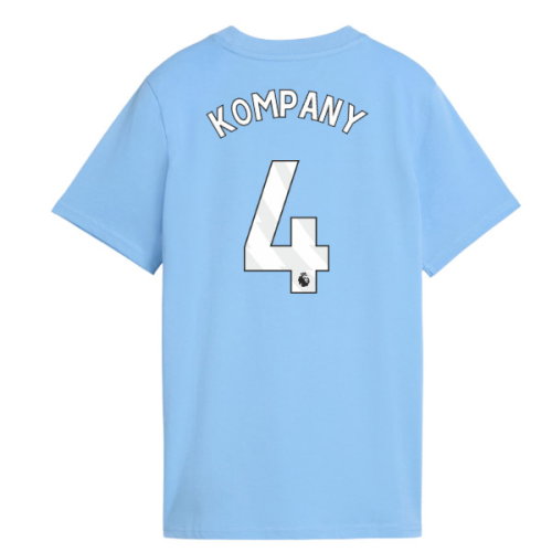 2026-2027 Man City FtblCulture Tee (Light Blue) - Kids (Kompany 4)